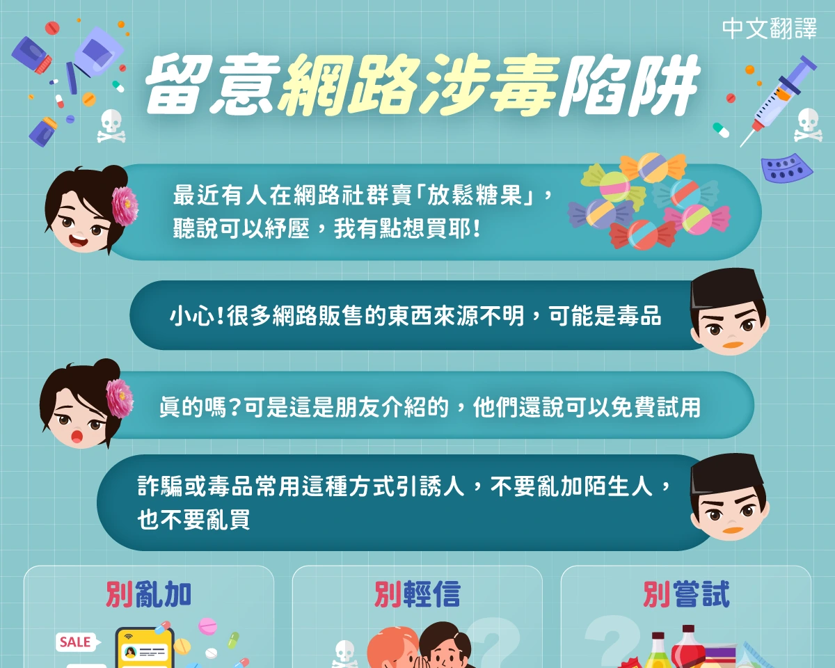 1150612 留意網路涉毒陷阱