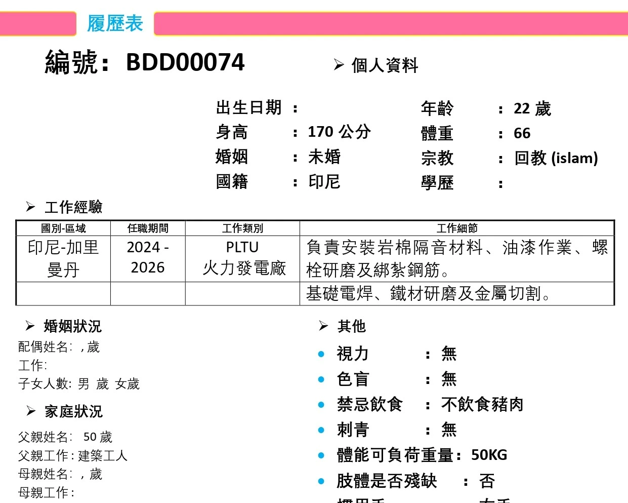 【印尼-國外-男】火力發電廠